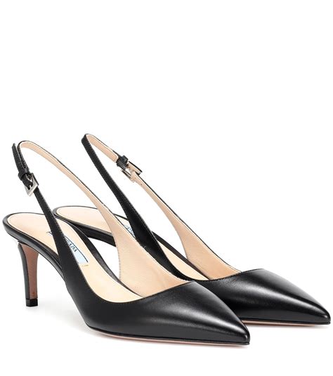 prada black slingback|prada slingback shoes review.